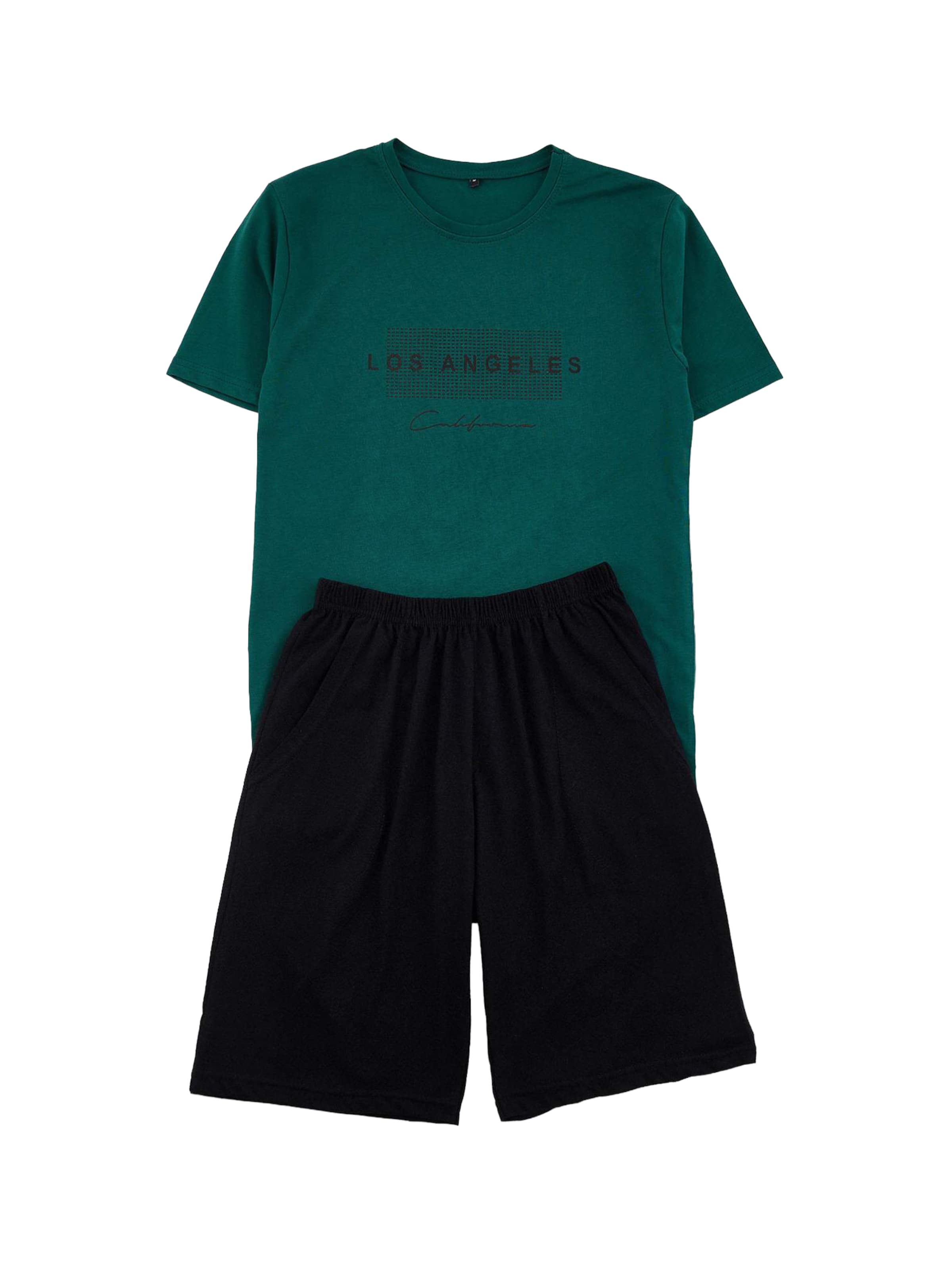 Trendyol Short Pajamas in Green: front