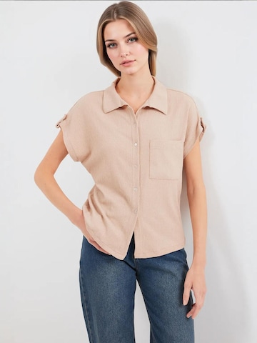 Bigdart Bluse in Braun