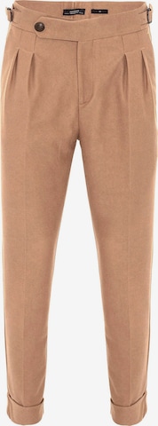 Regular Pantalon Antioch en marron : devant