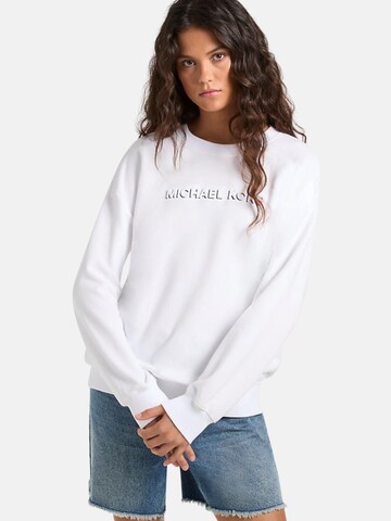 Michael Kors Sweatshirt 'FELPA GIROCOLLO FELPA' in White: front