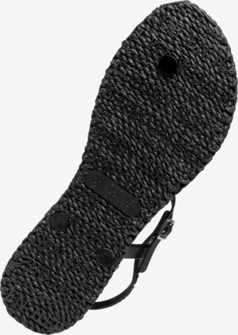ILSE JACOBSEN T-Bar Sandals 'CHEERFUL11M' in Black