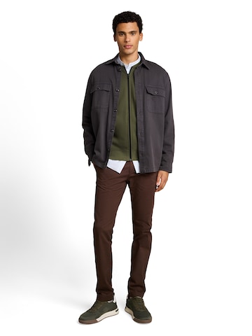 TOM TAILOR DENIM - Sudadera con cremallera en verde
