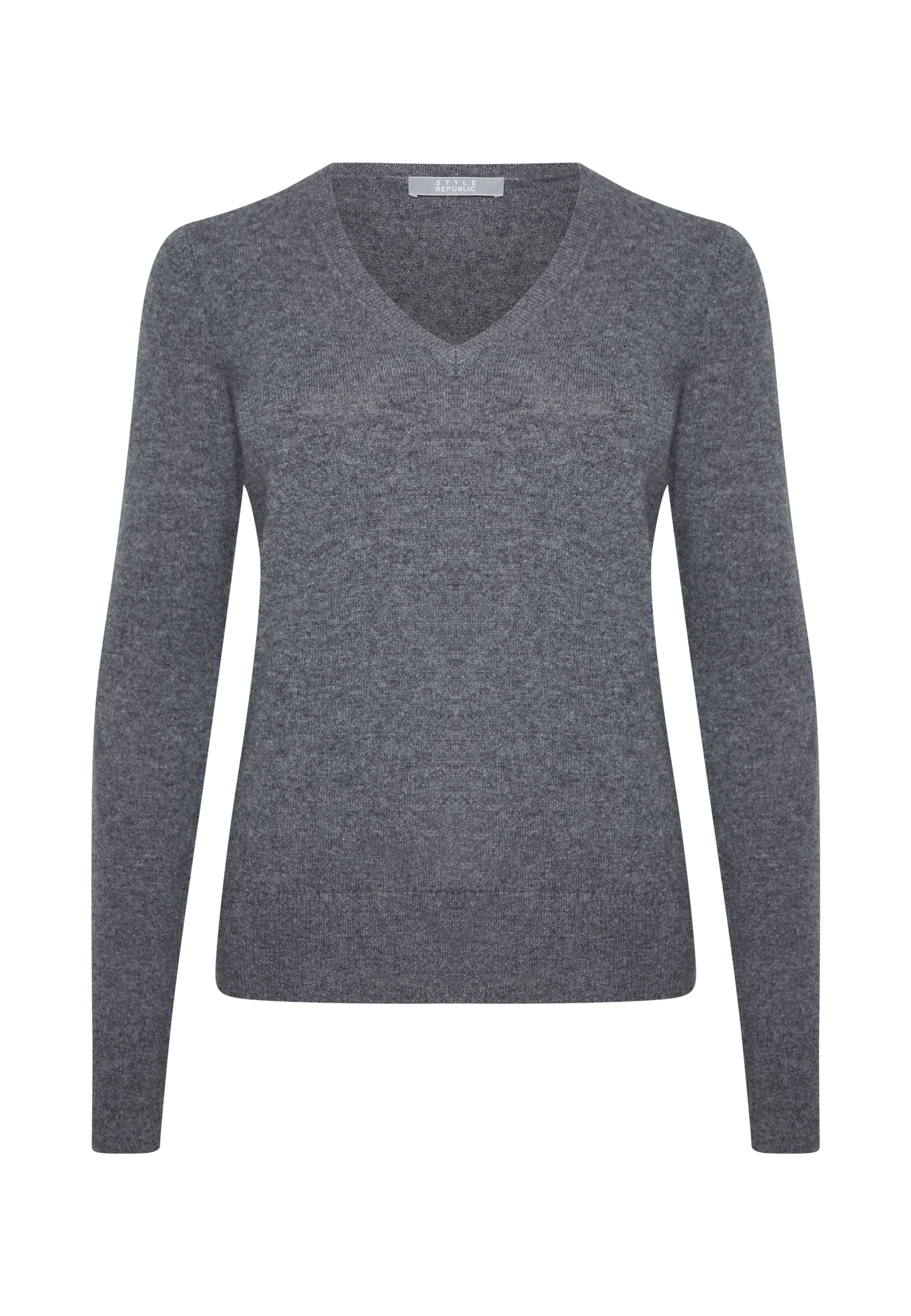 Style Republic Kaschmir Pullover in Grau: Vorderseite