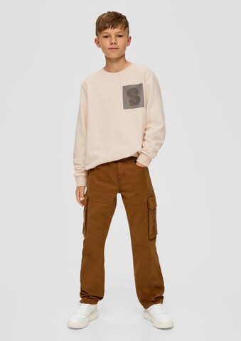 s.Oliver Sweatshirt in Beige