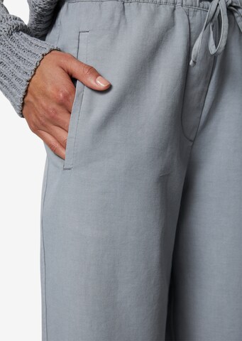 Marc O'Polo Tapered Broek in Blauw