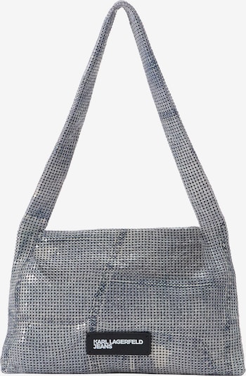 KARL LAGERFELD JEANS Olkalaukku 'PARTY CHAINMAIL' värissä sininen denim, Tuotenäkymä