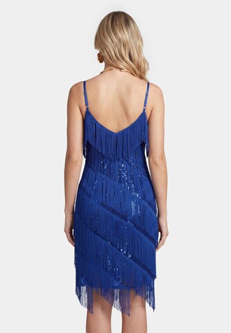 faina - Vestido de gala en azul