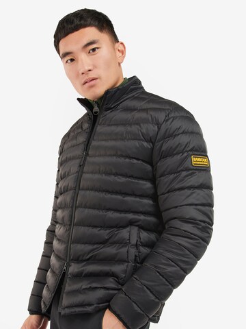 Barbour International Between-Season Jacket 'Racer' in Black: front