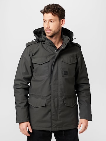 Parka d’hiver 'Darren' Vintage Industries en gris : devant