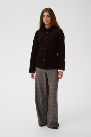 CULTURE - Blusa 'Betonia Rhaena' en marrón