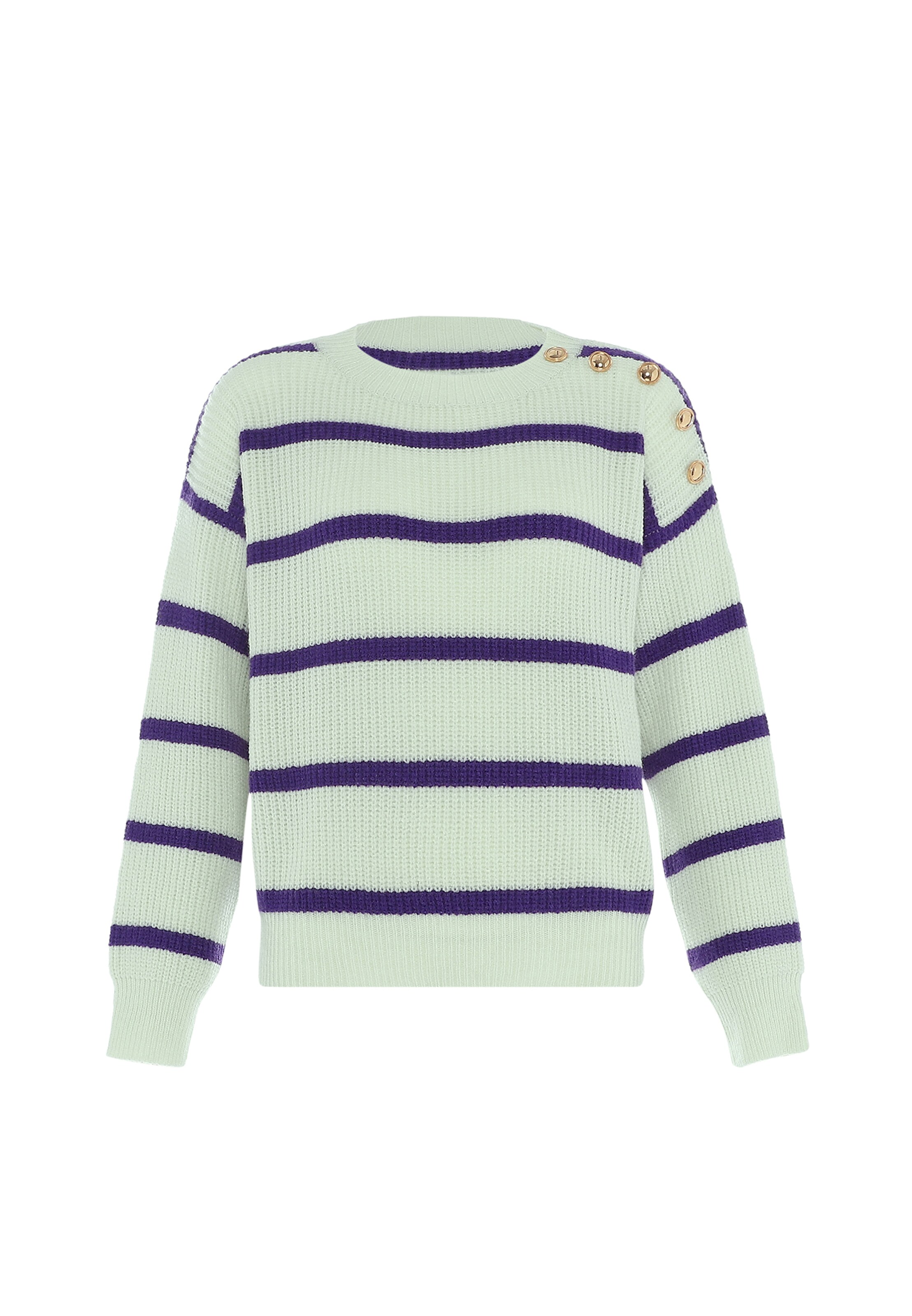 Pulover de la faina pe alb: față