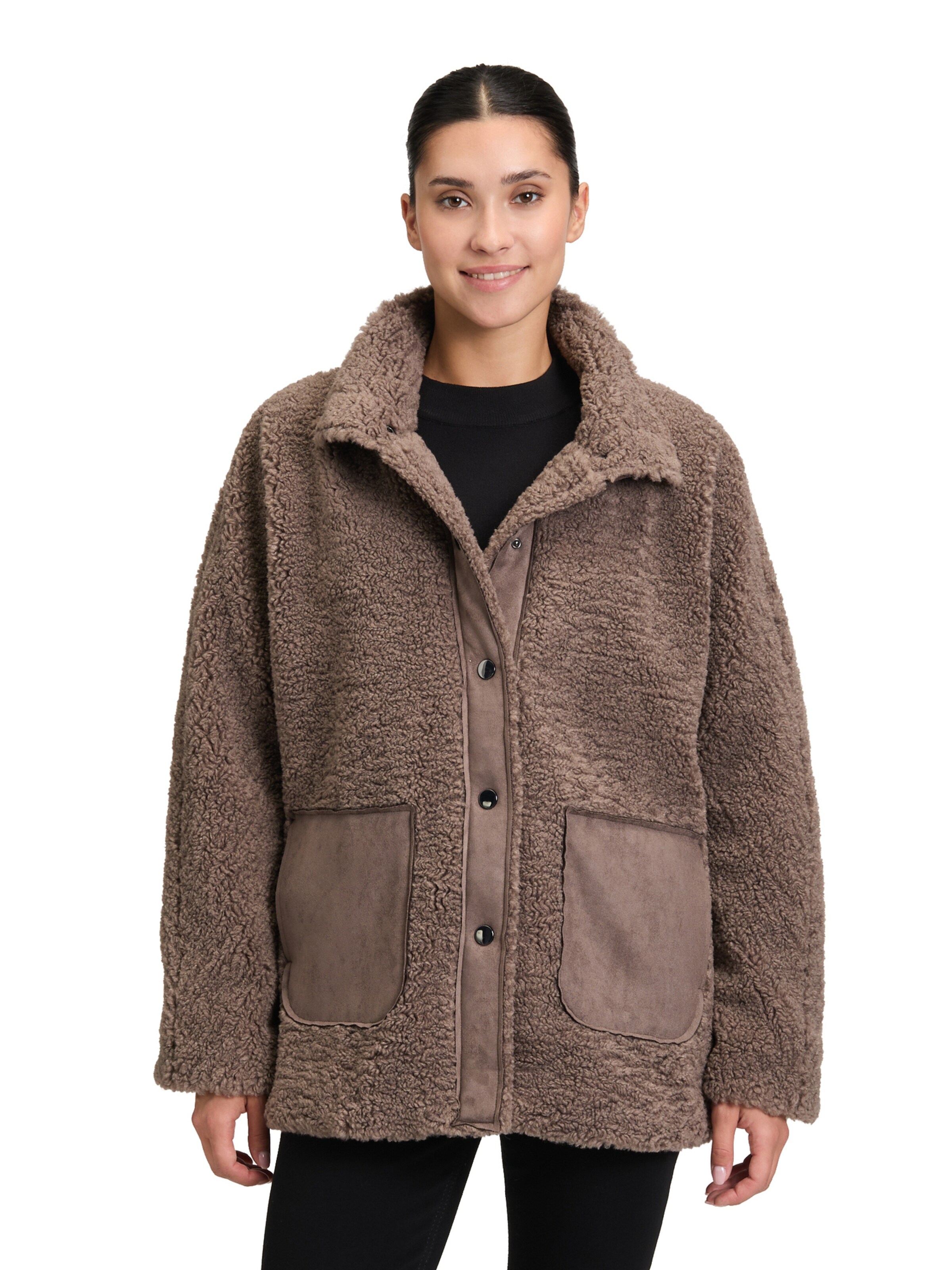 Veste mi-saison Betty Barclay en marron : devant