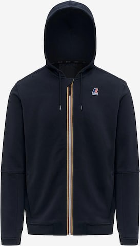 K-Way Sweatshirt 'K-WAY PROSPER POLY COTTON FELPA' in Blauw: voorkant