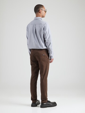 SCOTCH & SODA - Slimfit Pantalón chino 'Seasonal Core - Mott' en marrón