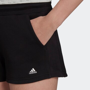 Regular Pantaloni sport de la ADIDAS SPORTSWEAR pe negru