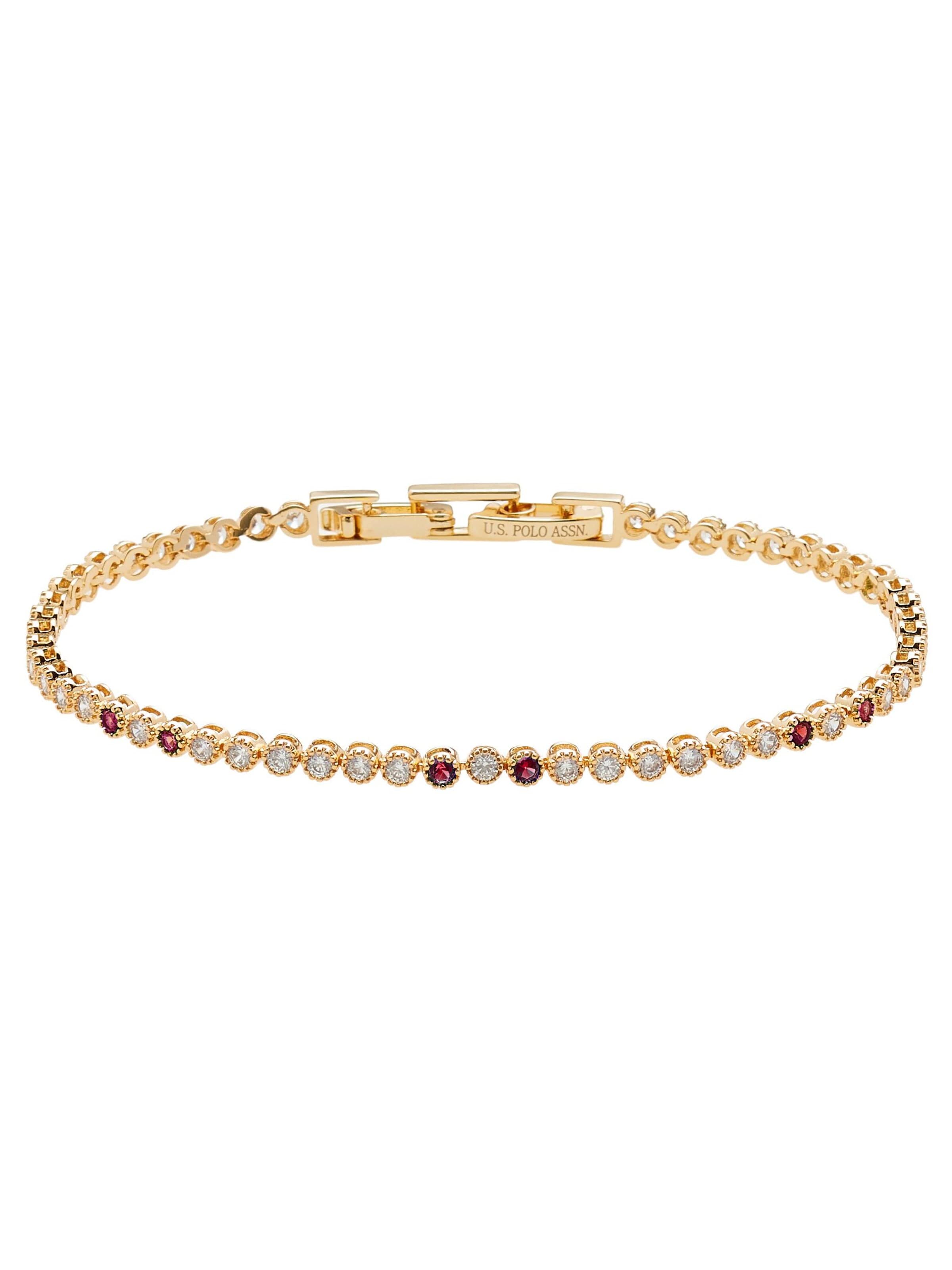 U.S. POLO ASSN. Armband 'Cassidy'‌‌‌‌‌‌‌‌‌‌ in Gold: Vorderseite