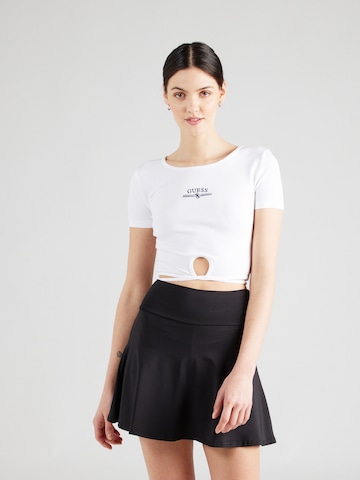 T-shirt 'NYRA' GUESS en blanc : devant