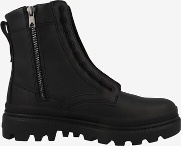 Palladium Lace-Up Ankle Boots in Black