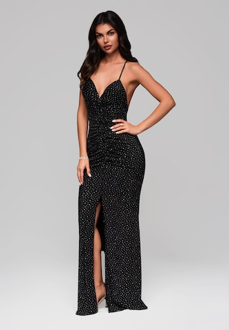 Ombre Avondjurk in Zwart