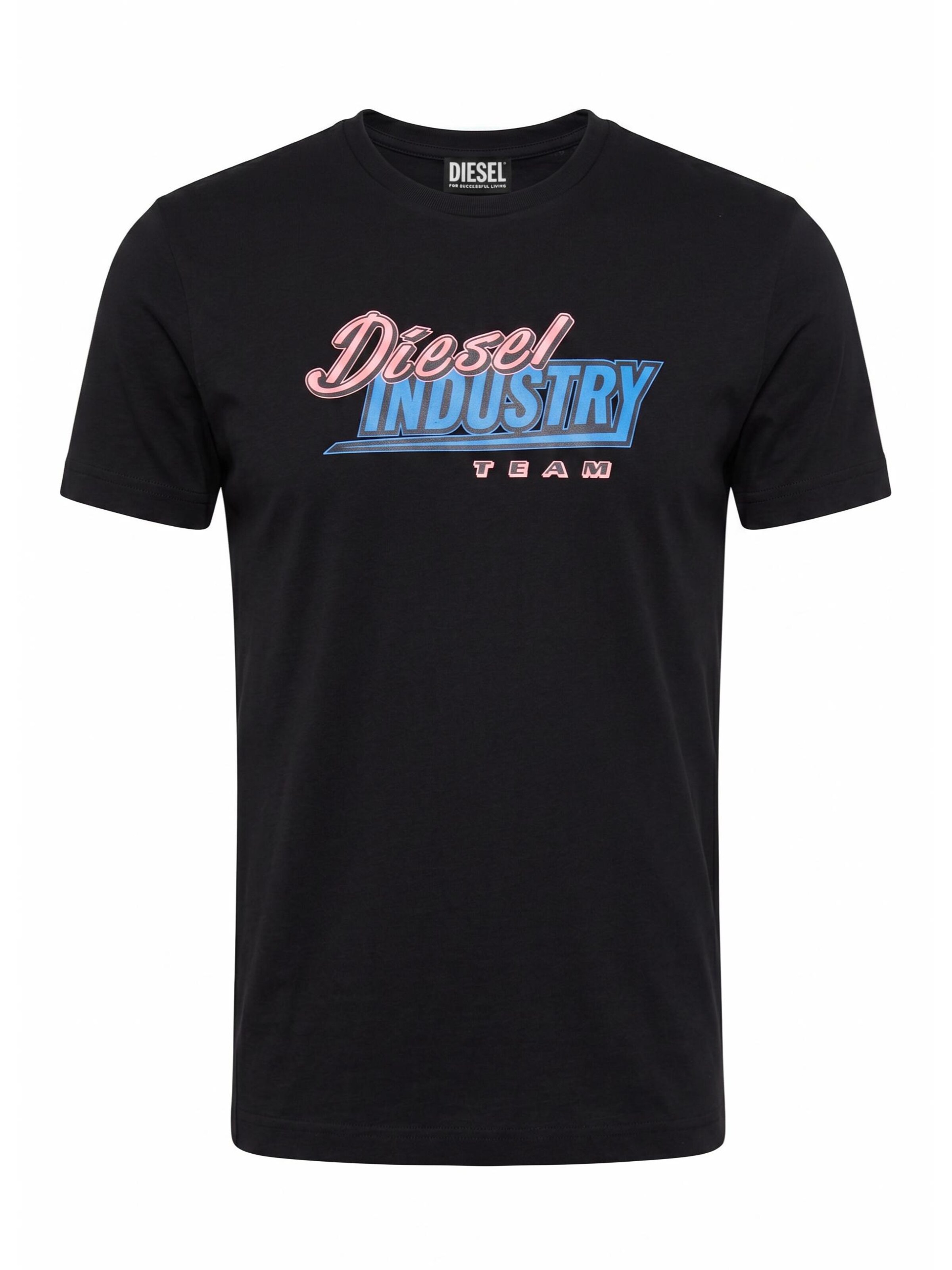 DIESEL T-Shirt 'T-DIEGOS-K37' en S en noir, Vue avec produit