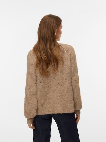 VERO MODA Strickjacke 'VMShell' in Braun