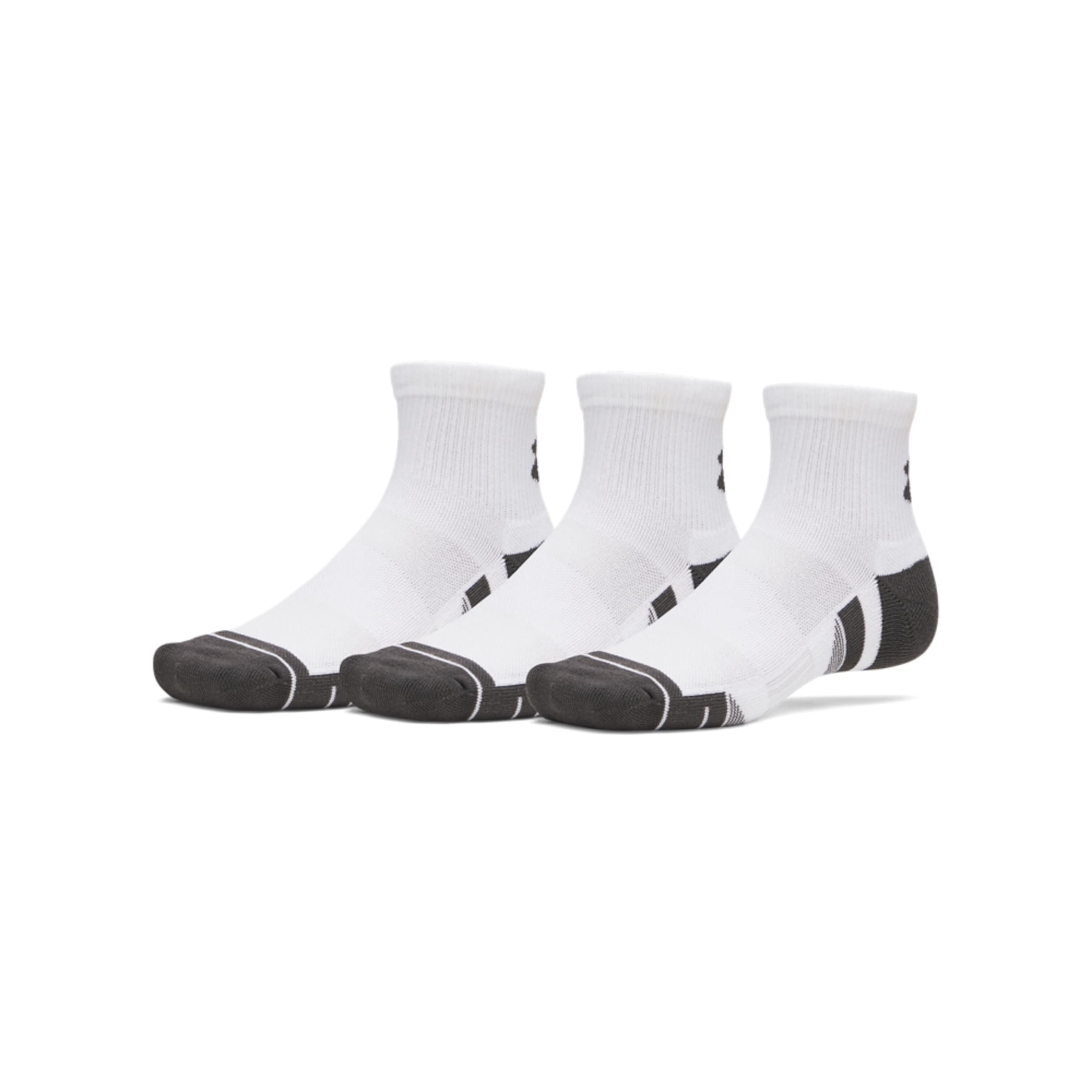 UNDER ARMOUR Athletic Socks in 38-42 in Black / White, Item view