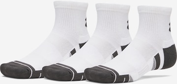 UNDER ARMOUR Athletic Socks in White: front