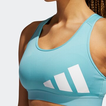 ADIDAS SPORTSWEAR T-shirt сутиен Спортен сутиен в синьо