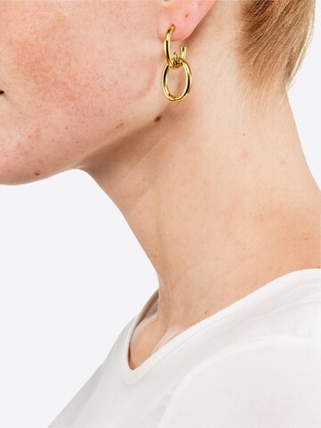Boucles d'oreilles 'Kalea' Heideman en or : devant