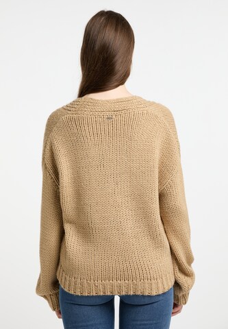 DreiMaster Vintage Knit Cardigan 'Imane' in Beige