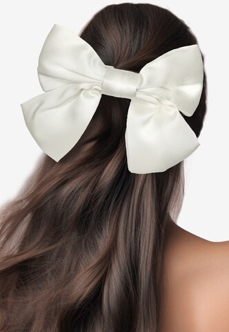 FILIPPA FIRENZE Haarklammer 'Silk Bow' in Weiß