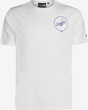 NEW ERA Shirt 'MLB Los Angeles Dodgers ' in Wit: voorkant