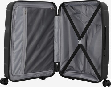 American Tourister Trolley 'Linex' in Zwart