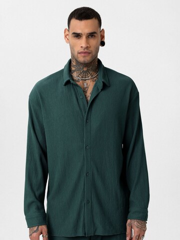 Dandalo Regular fit Button Up Shirt 'Valerio' in Green: front