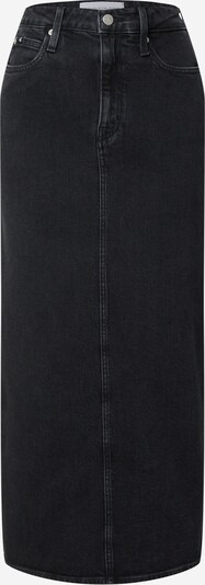 Fustă Calvin Klein Jeans pe negru denim, Vizualizare produs