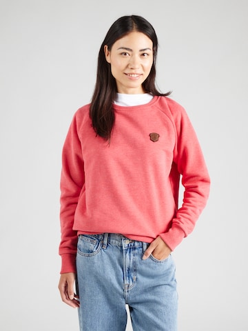 naketano Sweatshirt 'Krokettenhorst' i rød: forside