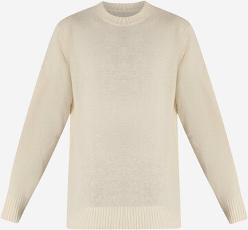 Pull-over SSEINSE en blanc : devant