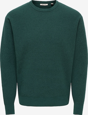 Pullover 'ONSRodger' di Only & Sons in verde: frontale