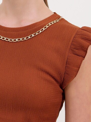 Bigdart Bluse in Braun