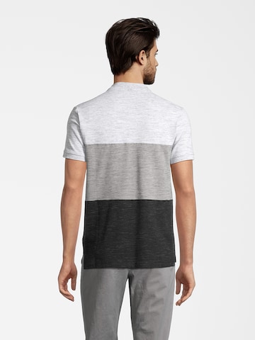 AÉROPOSTALE Poloshirt 'STREAKY' in Grau