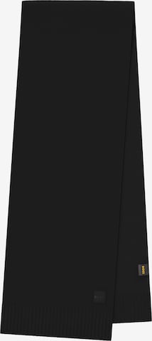 BOSS Schal 'Akaio' in Schwarz: Vorderseite