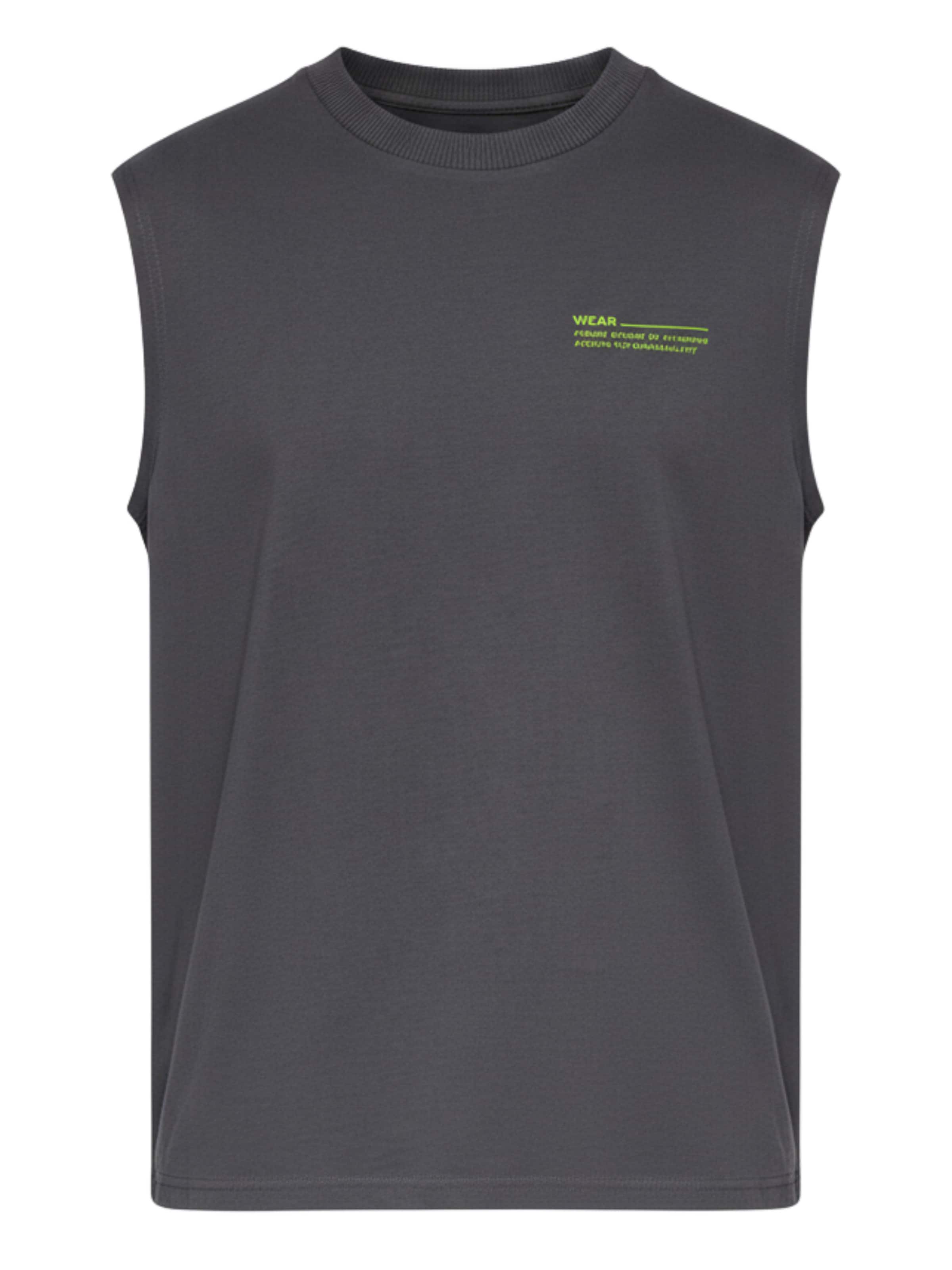 Ombre Shirt in Grijs: voorkant