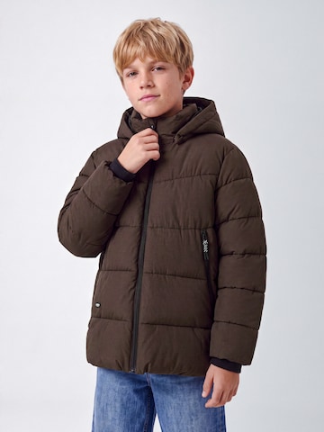 NAME IT Winterjacke 'NKM Melvin' in Braun: Vorderseite