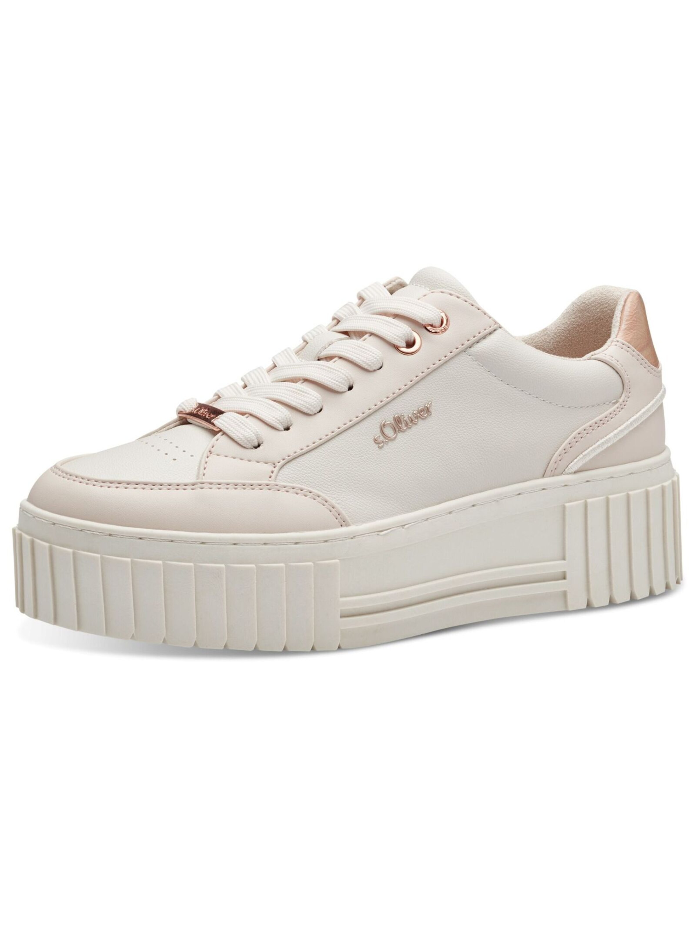 s.Oliver Sneaker in Beige: Vorderseite
