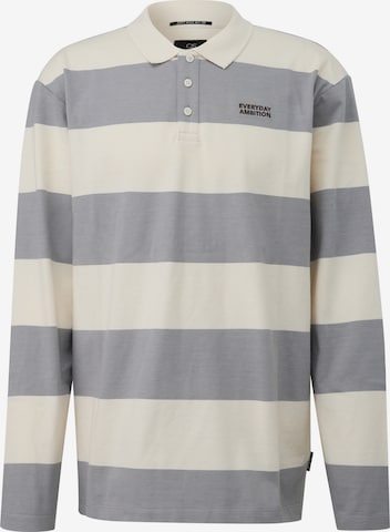 T-Shirt QS en gris : devant