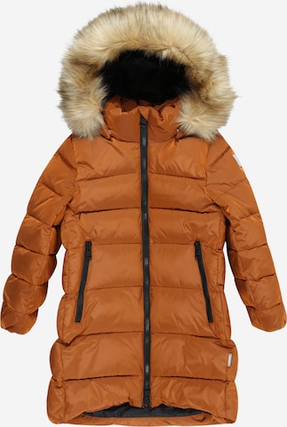 Reima Winter Jacket 'Lunta' in Brown: front