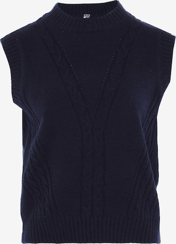 Pull-over DreiMaster Maritim en bleu : devant