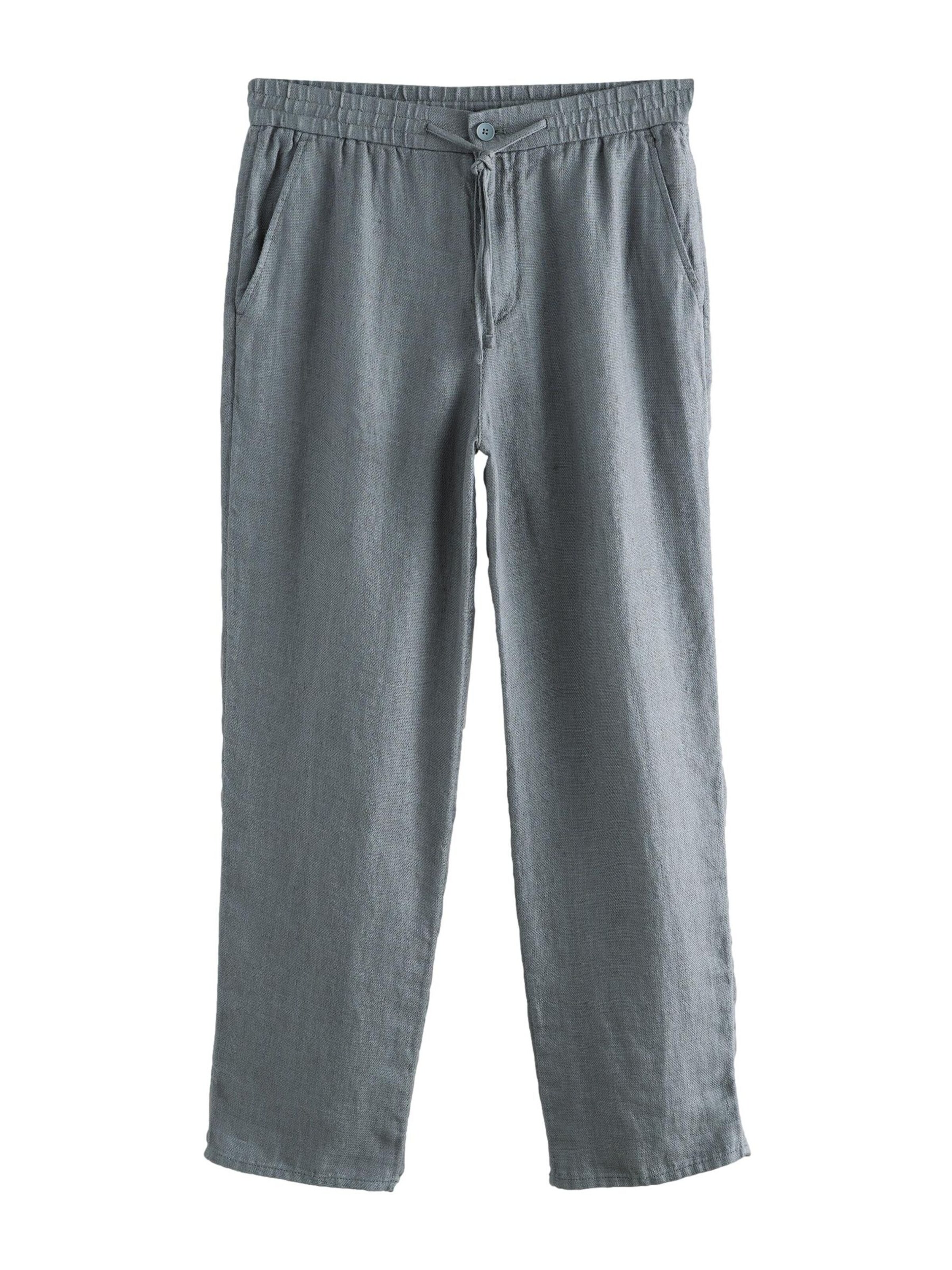 Next Broek 'Signature' in Grijs: voorkant