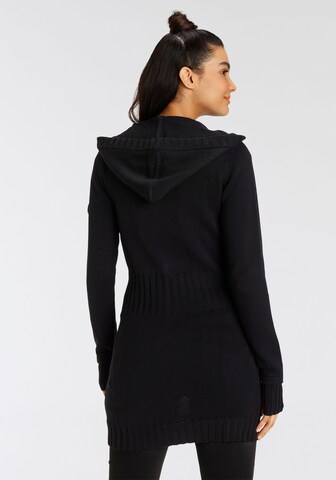 KangaROOS Strickjacke in Schwarz