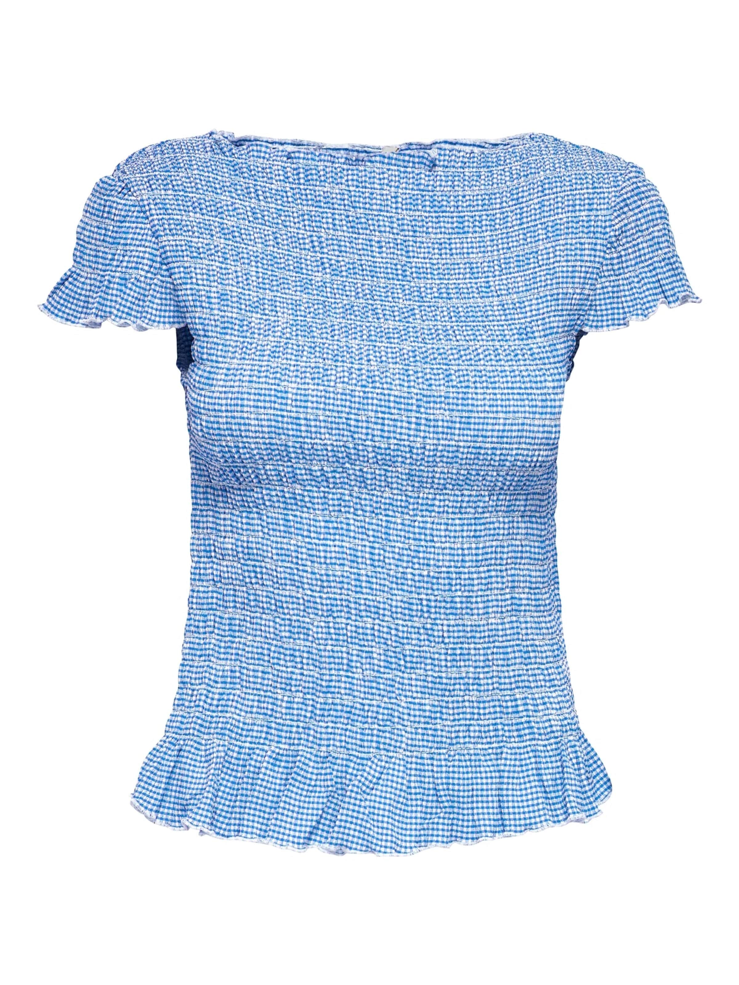 ONLY Top 'Celle' in Blauw: voorkant